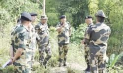 Bsf Adg Visits Border Areas of Tripura