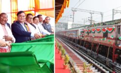 Railway Minister flags off three new trains in Assam