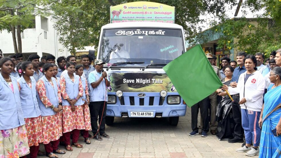 ‘Save The Nilgiris Tahr’ awareness vehicle flagged off