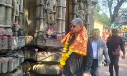 Assam: Union Minister Rajiv Ranjan Singh Offers Prayers At Maa Kamakhya Temple