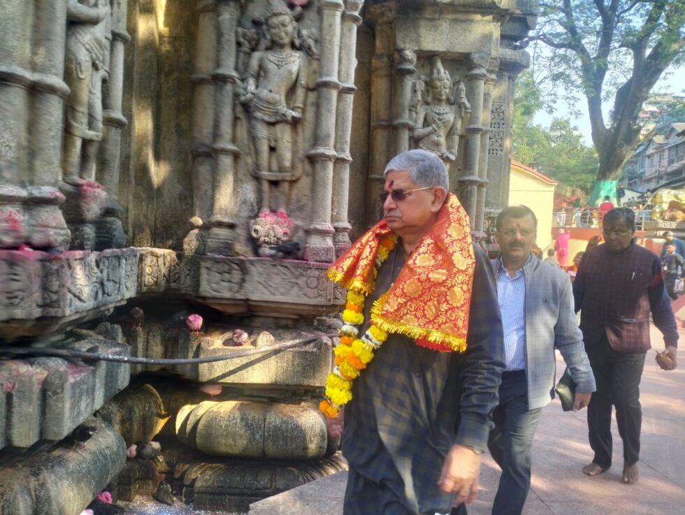 Assam: Union Minister Rajiv Ranjan Singh Offers Prayers At Maa Kamakhya Temple