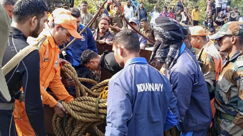 Navy divers withdrawn from rescue ops in Assam coal mine, dewatering exercise underway