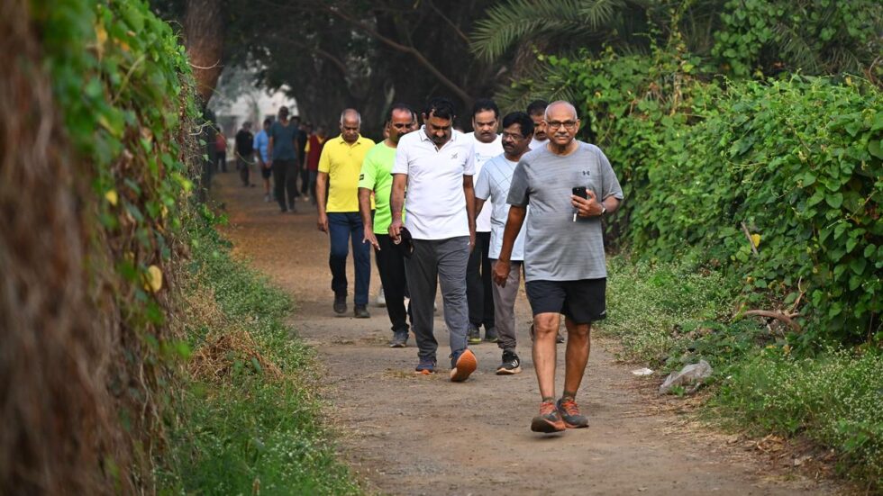 Morning walkers in Vijayawada at their wits’ end as their go-to ground remains out of bounds