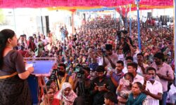 MP Kanimozhi blames Centre’s slackness for arrest of TN fishermen by Lankan Navy; leads demonstration in Rameswaram