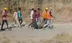 Six arrested for dragging migrant worker’s body in Sedam cement factory