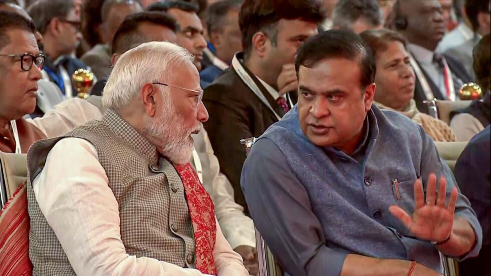 PM Modi and Assam CM at Advantage Assam 2.0: Himanta Biswa Sarma claims Assam to have $143 billion economy by 2030