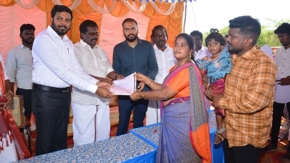 Foundation stone laid for new Village Knowledge Centre in Nagapattinam district