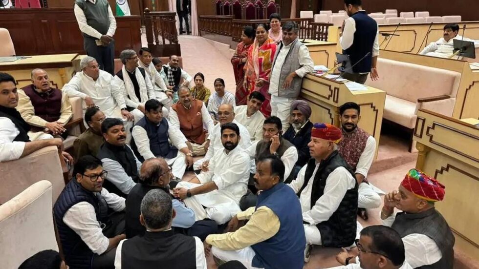 Six Rajasthan Congress MLAs, including Dotasra, suspended from Assembly's Budget Session