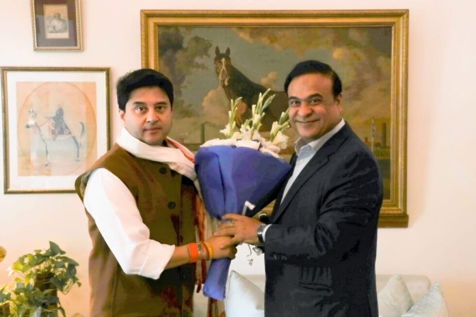 Assam CM Meets Scindia To Discuss Digital Infrastructure Ahead Of Advantage Assam 2.0