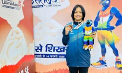 Assam’s Elina Rabha Honoured In Boko After Winning Bronze In Wushu At National Games