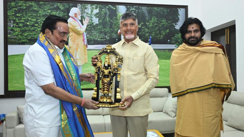 Chandrababu Naidu, Pawan meet Union Minister C.R. Patil