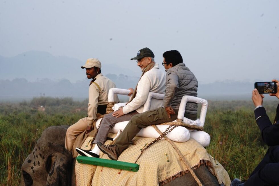 Assam: EAM S. Jaishankar And Ambassadors From 45 Countries Take Elephant Safari In Kaziranga National Park