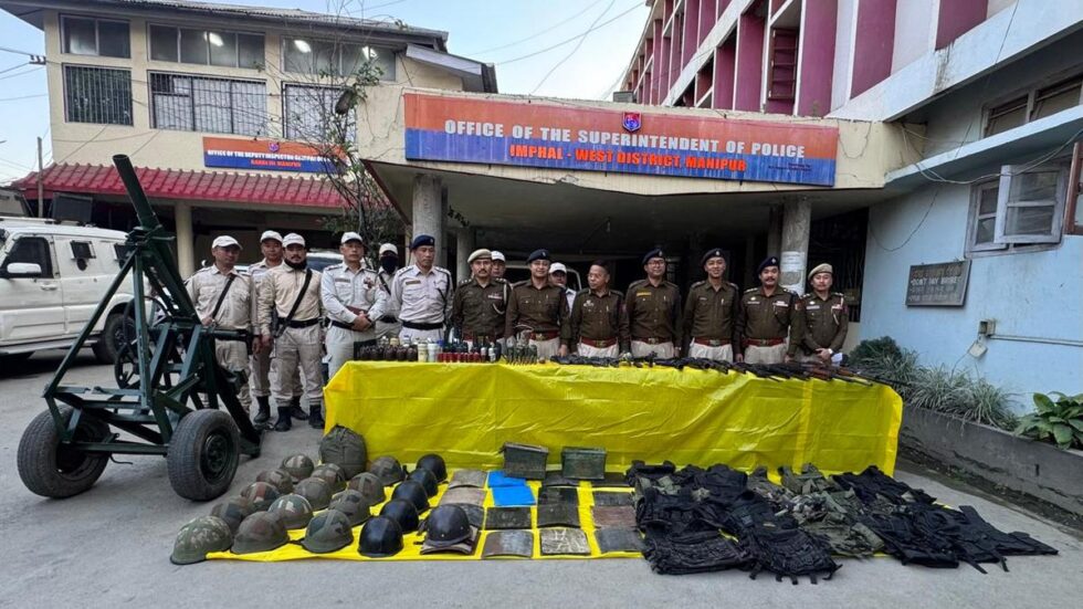 104 weapons surrendered in six Manipur districts