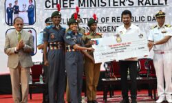 Deputy CM felicitates NCC cadets from T.N. who excelled in R-Day competitions