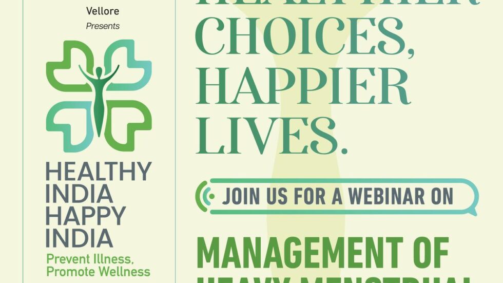 Webinar on management of heavy menstrual bleeding to be held on February 9