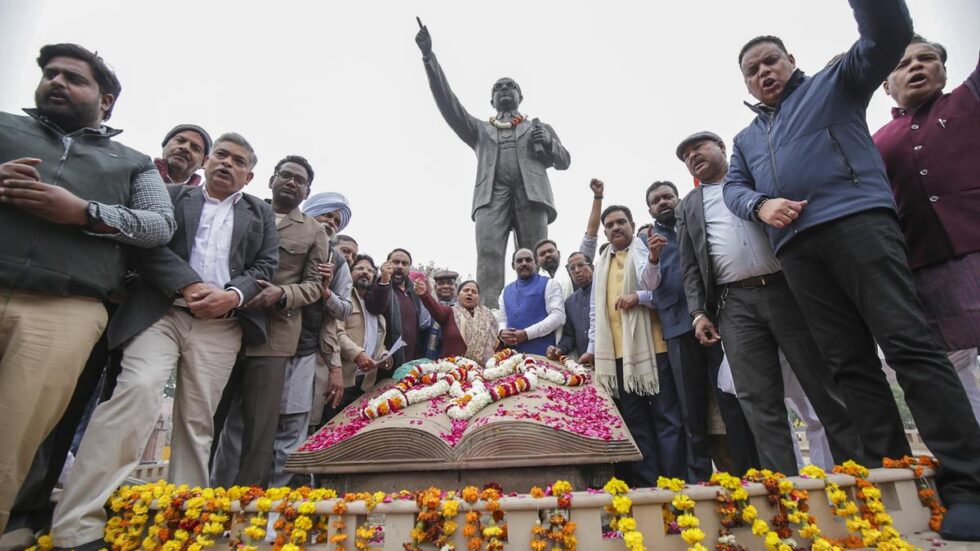 Ambedkar statue incident: BJP panel visits Amritsar, lashes out at AAP