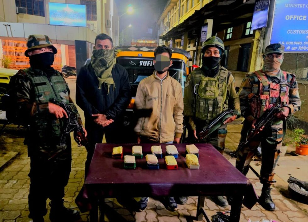 Assam Rifles and Customs Seize Drugs Worth ₹86.10 Lakh in Joint Operation in Cachar