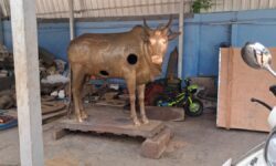 Statue of three-eyed bull made in T.N. to be installed in Karnataka temple