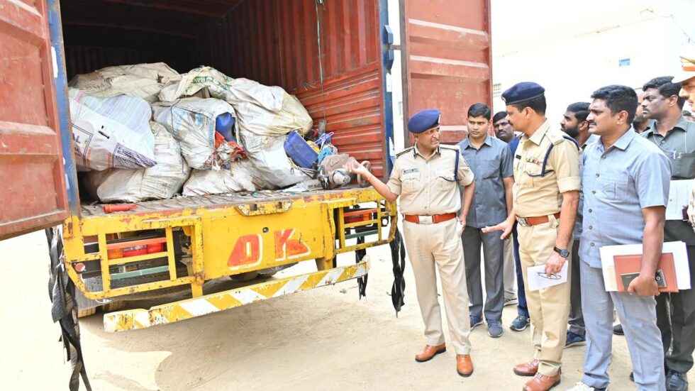 Rachakonda police seize 300 kg marijuana hidden in truck carrying scrap