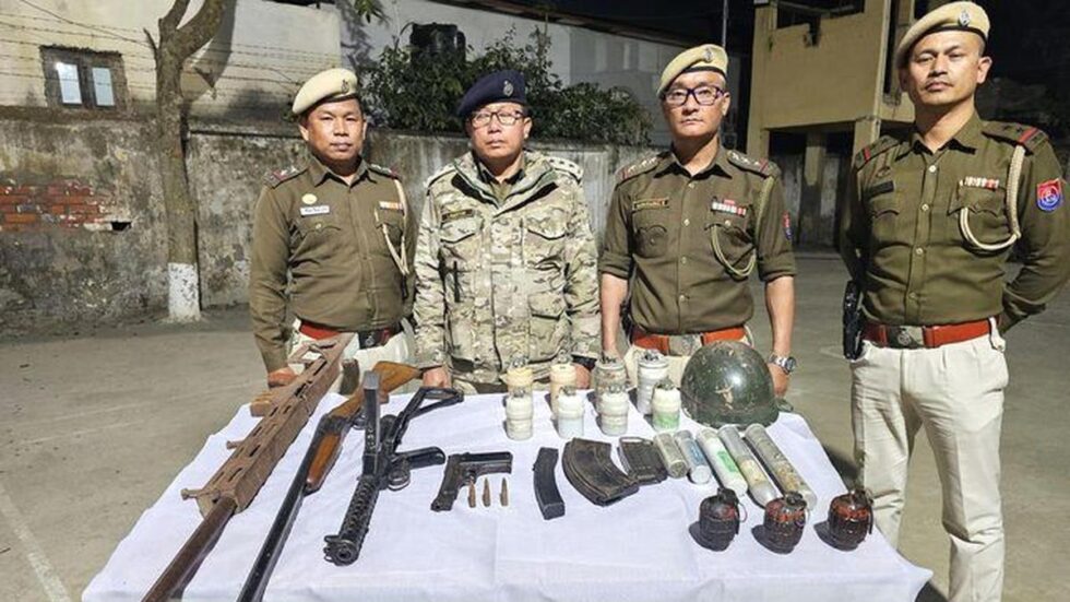 15 firearms surrendered before police in three Manipur districts