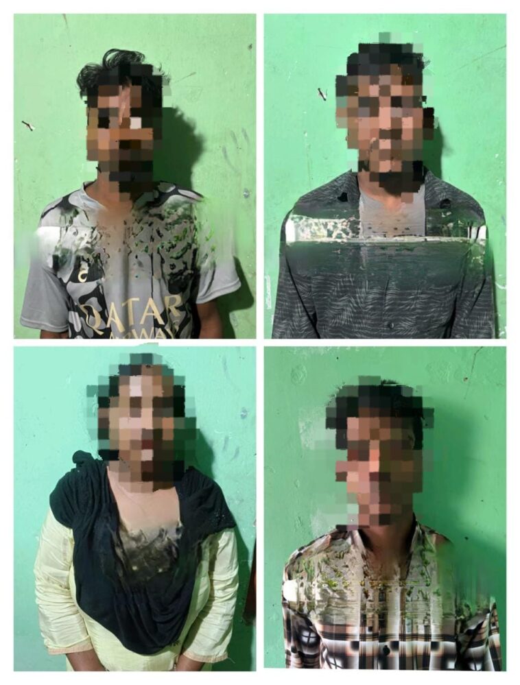 Assam Police Apprehend Four Bangladeshi Nationals At Indo-Bangladesh Border